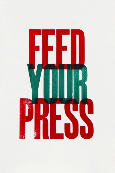 The project Letterpress as a Sustainable medium of Visual Communication